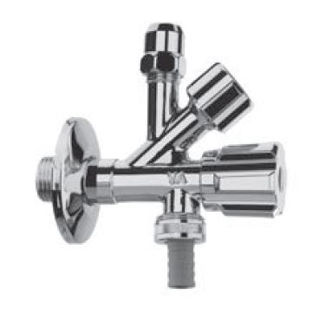 Mynd af Tvöfaldur tengikrani f/þvottavél