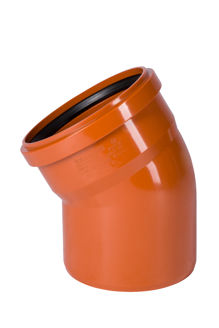 Mynd af PVC Beygja 150mm - 30°