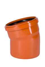 Mynd af PVC Beygja 200mm - 15°