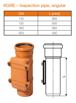 Mynd af PVC Hreinsirör 100mm