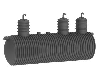 Mynd af Rotþró 8000L m/Mannopi