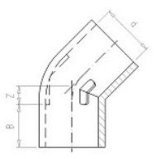 Mynd af PVC Lím Hálf Hné 125mm