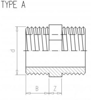Mynd af PVC Lím Brjóstnippill   1 1/4" 