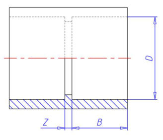 Mynd af PVC Lím Múffa 110mm