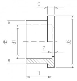Mynd af PVC Lím Kraghulsa  32mm