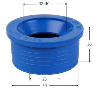 Mynd af Gúmmínippill  50/40-32mm