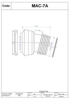 Mynd af WC Hólkur 4"/110mm - 14° Beygja