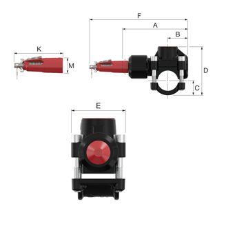 Mynd af Sprengité     3/4" x      1/2" x     3/4"