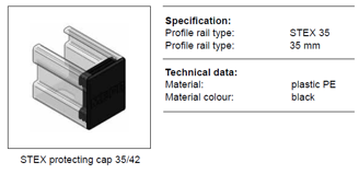 Mynd af Prófíl Tappi 35 x 42 mm