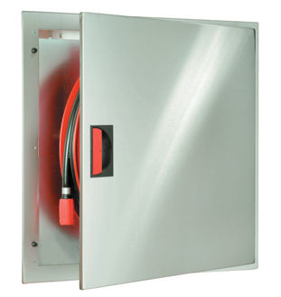 Mynd af Brunaslanga á löm í ryðfríum skáp 19mm - 30m