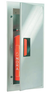 Mynd af Skápur fyrir slökkvitæki - Ryðfrír