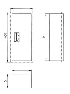 Mynd af Skápur fyrir slökkvitæki