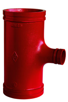 Mynd af Té 4"x3" - Rauður