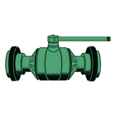 Mynd af PP-R Union Kúluloki 75mm