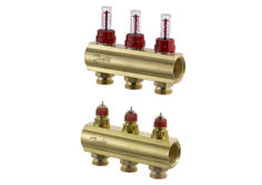 Mynd af Gólfhitagrind 3+3 með flæðimæli