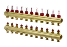 Mynd af Gólfhitagrind 11+11 með flæðimæli