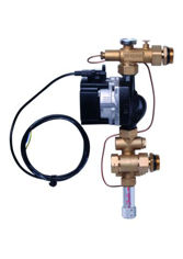 Mynd af Uppblöndunar eining með dælu fyrir gólfhita