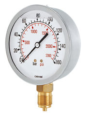 Mynd af Vökvafylltur þrýstimælir 10 bör - 63mm