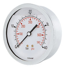 Mynd af Vökvafylltur þrýstimælir 6 bör - 63mm