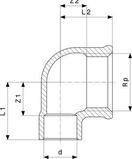 Mynd af Múffu-Hné 15mm