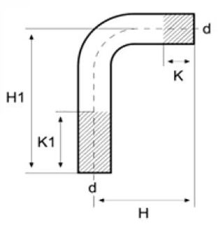 Mynd af Press Bogarör Galvaniserað 12mm