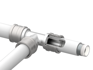 Mynd af Álpex Múffuté 40mm x 1" x 40mm