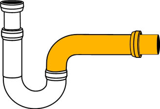 Mynd af Lásrör 32x250mm - 90°