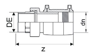 Mynd af Rafsuðu Múffa, 110mm