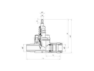 Mynd af Heimæðaloki  1 1/4" - 40mm