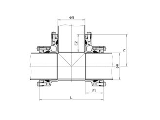 Mynd af S.2000 Té DN 90