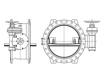 Mynd af Spjaldloki DN 150