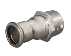 Mynd af Press Nippil-Tengi Ryðfrítt 15mm x     3/4"