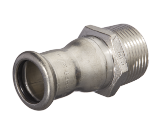 Mynd af Press Nippil-Tengi Ryðfrítt 15mm x     3/4"