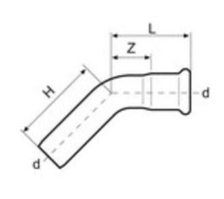 Mynd af Press Nippil-Hálf-Hné Ryðfrítt  28mm