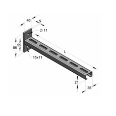 Mynd af T-Knekti 35 x 21 x 525,0 mm