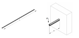 Mynd af Snittteinn M10 x 1000mm