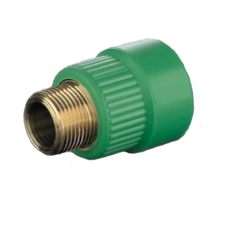 Mynd af PP-R Nippiltengi 20mm x 1/2"