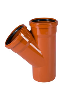 Mynd af PVC Grein 100/100mm - 45°