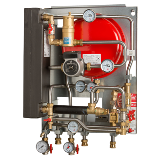 Mynd af Tengigrind fyrir lokuð snjóbræðslukerfi - 150fm - 30KW