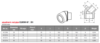 Mynd af PP-R FS Nippil Hálfhné 40mm