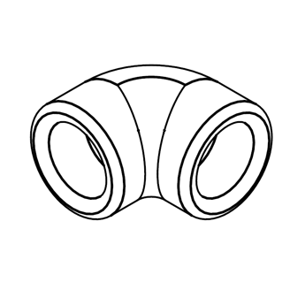 Mynd af PP-R FS Hné 63mm