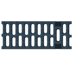 Mynd af ACO rist v100 pott 0,5m E600