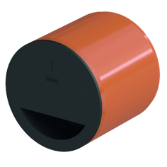 Mynd af ACO rennu v100 vatnslás í enda