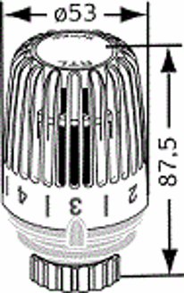 Mynd af Haus hitastillir retúr