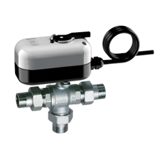 Mynd af Mótorloki 3-Way 3/4" m/union 230v 8s opnun