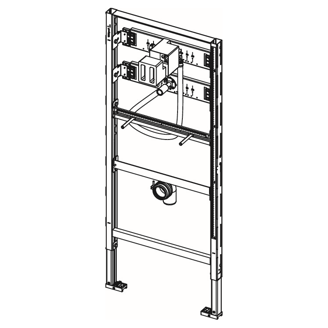 Mynd af TECE kassi fyrir þvagskál