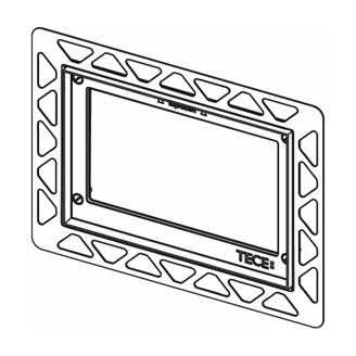 Mynd af TECE flísarammi Svartur