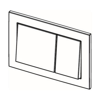 Mynd af TECEbase hnappur tvöf. Króm