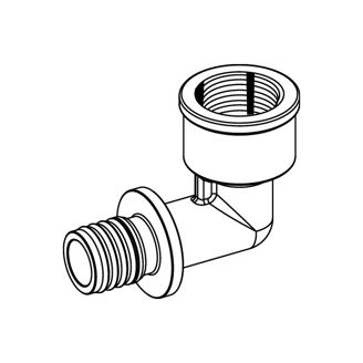 Mynd af TECE Múffuhné 20mm x  1/2"