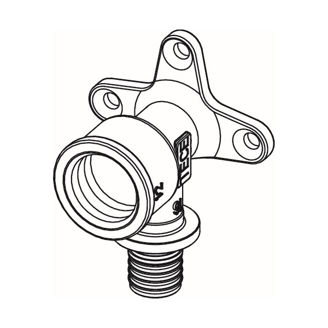 Mynd af TECE Vegghné 20mm x 1/2"